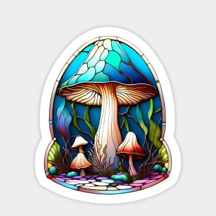 Arts & Crafts Rainbow Mushroom Sticker